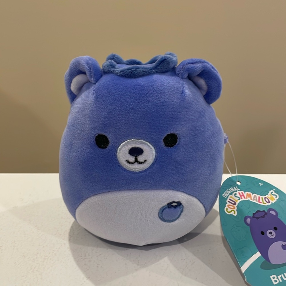 NWT 5” Brunswick the Blueberry Bear Squishmallow - Crossover Squad Series 2